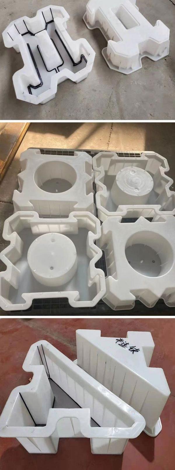 Product Introduction of River Chain Type Slope Protection Brick Mold Self-Locking Cement Block Template Interlocking Brick Assembly Type Ecological Retaining Wall 3