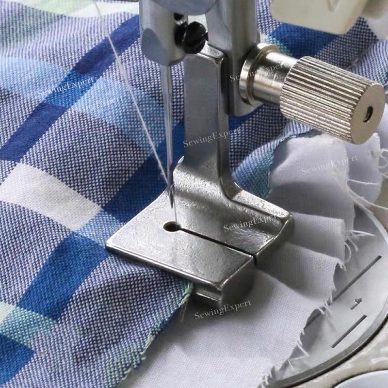 Sepatu Kerut Dua Tingkat P5 P5W Mesin Jahit High Speed Industri Jarum 1/ Gathering Shirring Foot Menjahit Kerutan 1