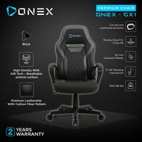 Gambar ONEX GX1 Premium Quality Gaming Chair Kursi - Black dari ONEX INDONESIA Kota Administrasi Jakarta Utara 1 Tokopedia