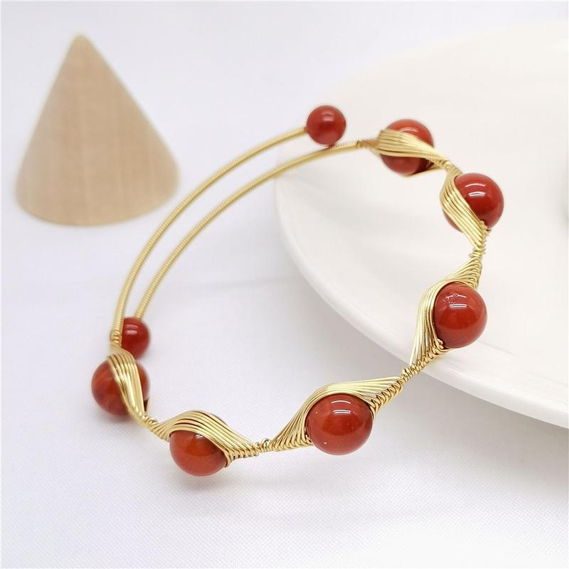 Product Introduction of Vòng Tay Thủ Công Chính Hãng Dành Cho Phụ Nữ, Vòng Tay Amethyst Tự Nhiên, Thiết Kế Dệt, Với Mắt Quỷ Hành Tinh, Thời Trang, Vòng Tay Tươi Mới 16