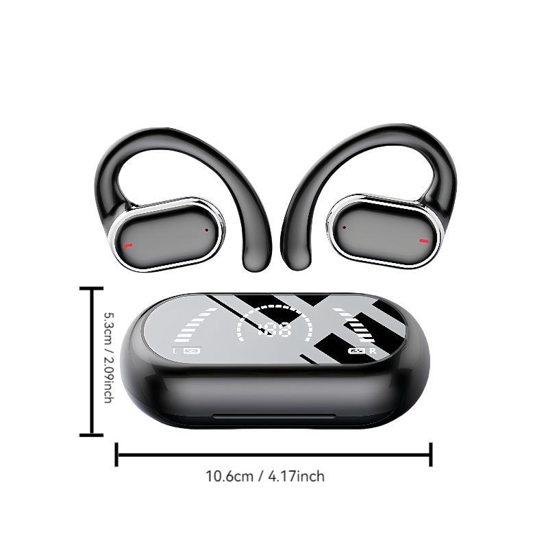 Product Introduction of Wireless Ear Hanging Earphone, Wireless Earbuds with Charging Case, HiFi Dolby Bass Earphone, HD Stereo Calling Sports Earphones for iPhone & Android 1