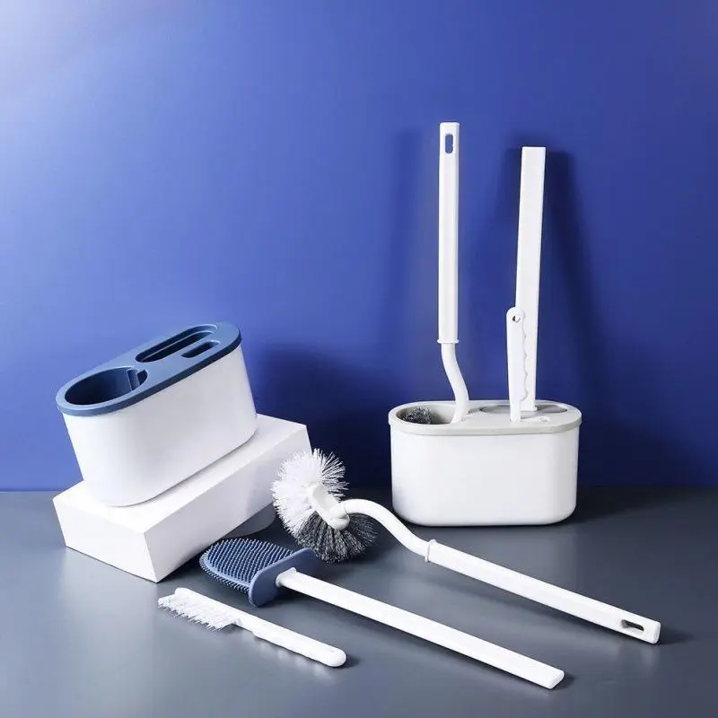 GG - SIKAT WC TOILET 3IN1 | SIKAT PEMBERSIH KAMAR MANDI | TOILET BRUSH SET 3IN1 Gagang 8