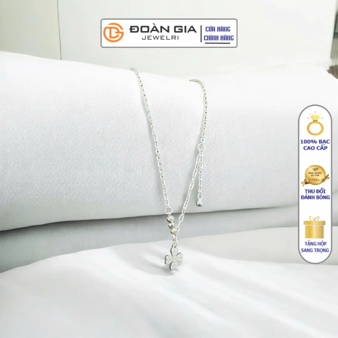 Dây chuyền Bạc 925 cao câp mặt chữ Thập NDLM130 - Đoàn Gia Jewelri