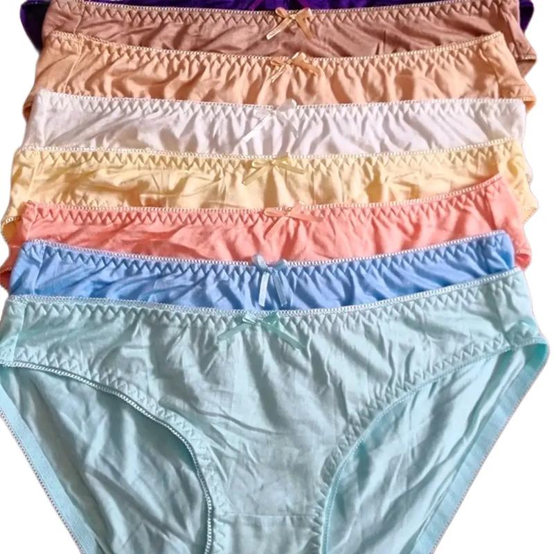  Block 5 cái quần lót nữ cotton 100% hàng Việt Nam mềm mịn mát co giãn thấm hút mồ hôi size từ 35 đến 70kg TRP Women 