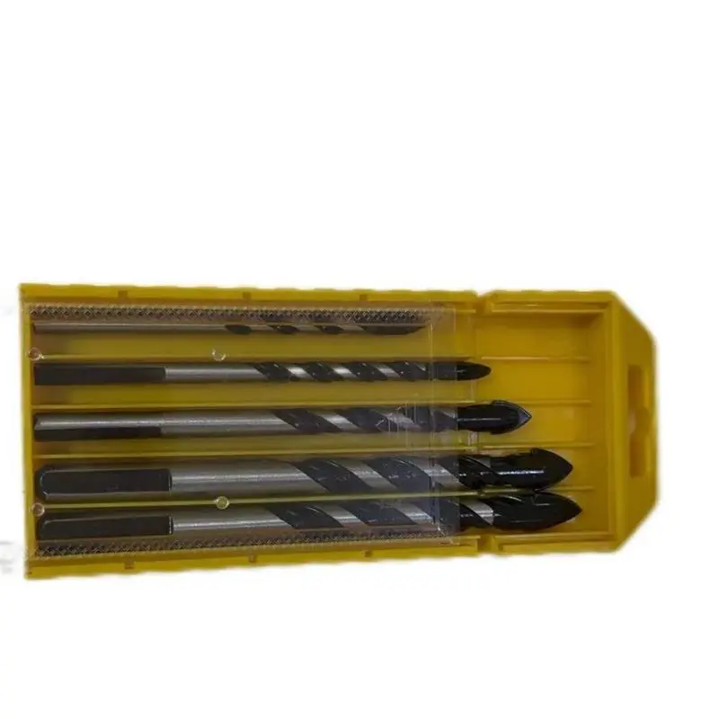 Tile Drill Bit Set, Multi-functional Alloy Hole Opener, Tile Drill Bit Set for Tile, Marble, Wall, Concrete, Power Tool Accessories