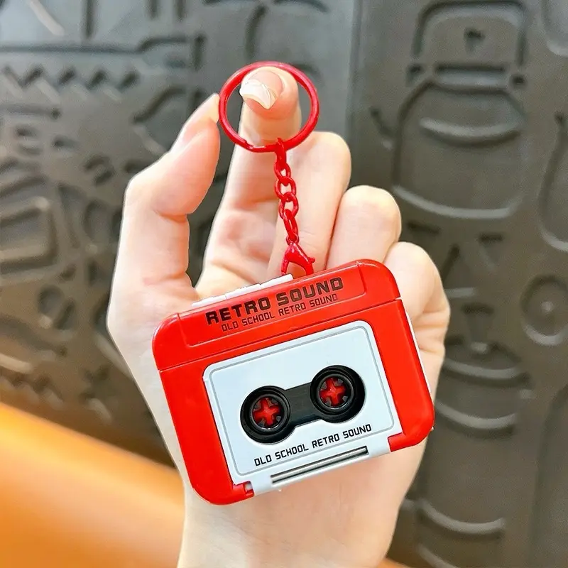 ( Mua 2 tặng 1 ) Móc Khoá Ghi Âm Retro Cổ Điển , Ghi Âm Giọng Nói và Nhạc , Quà Tặng Độc Đáo Cho Bạn Bè , Ghi Âm Lâu Màu Sắc Đẹp , Đồ Chơi Móc Chìa Khoá , Kèm Quà Tặng 4