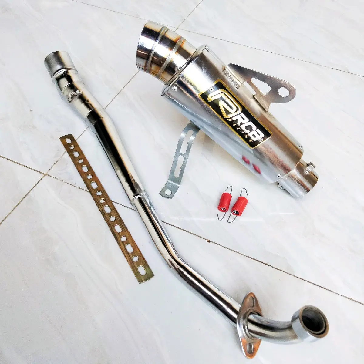 Knalpot RCB Cacing Bebek All Series (Honda Yamaha Suzuki)