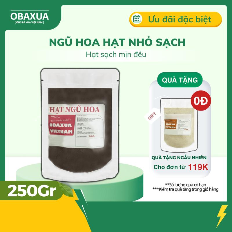 Ngũ hoa hạt Obaxua 75gr , 250gr - Hạt ngũ hoa, Hạt đình lịch
