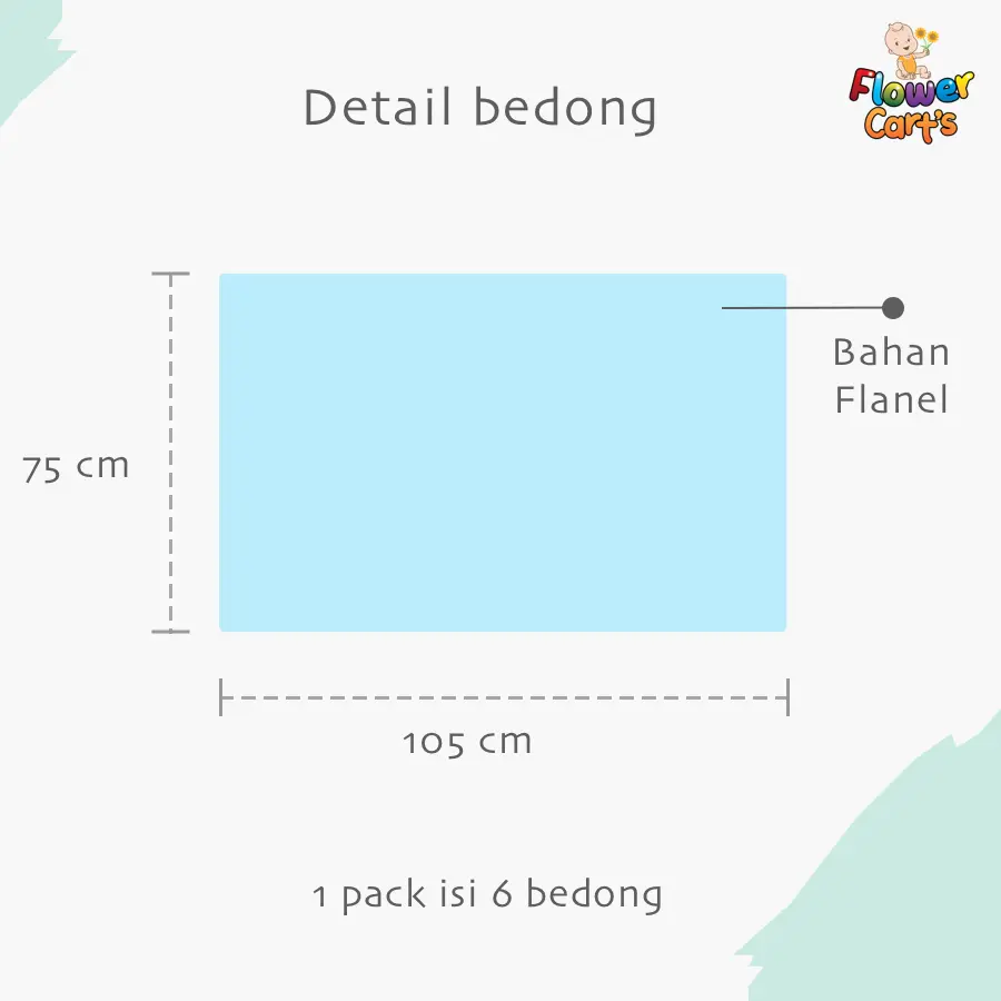 Flower Cart's Bedong 4 in 1 Motif bebas 102 X 72 cm / 4 Pcs Flower Cart's Bedong 4 in 1 Motif bebas 102 X 72 cm / 4 Pcs