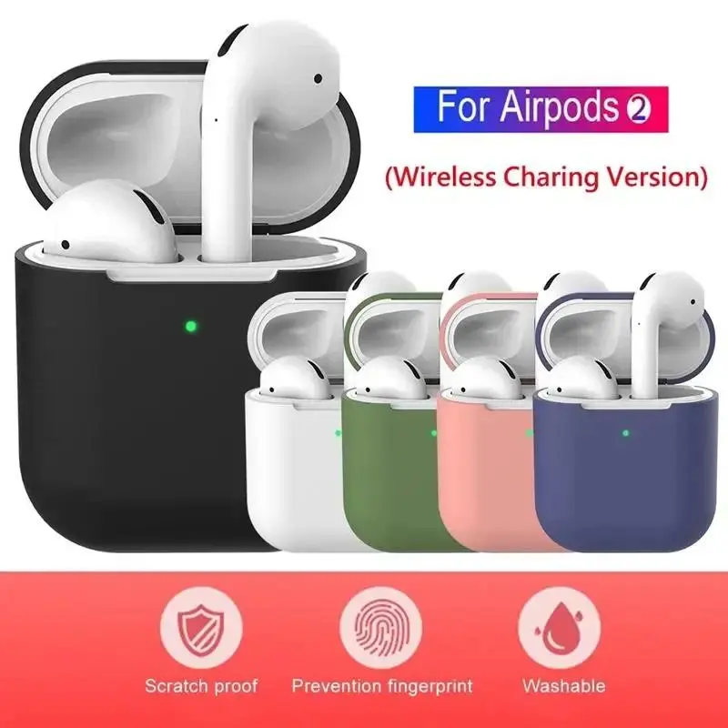 Bluetooth Earphones Soft Silicone Cover Headset Case Wireless Earbuds Protector Replacement for Airpods i9S/i10/i11/i12