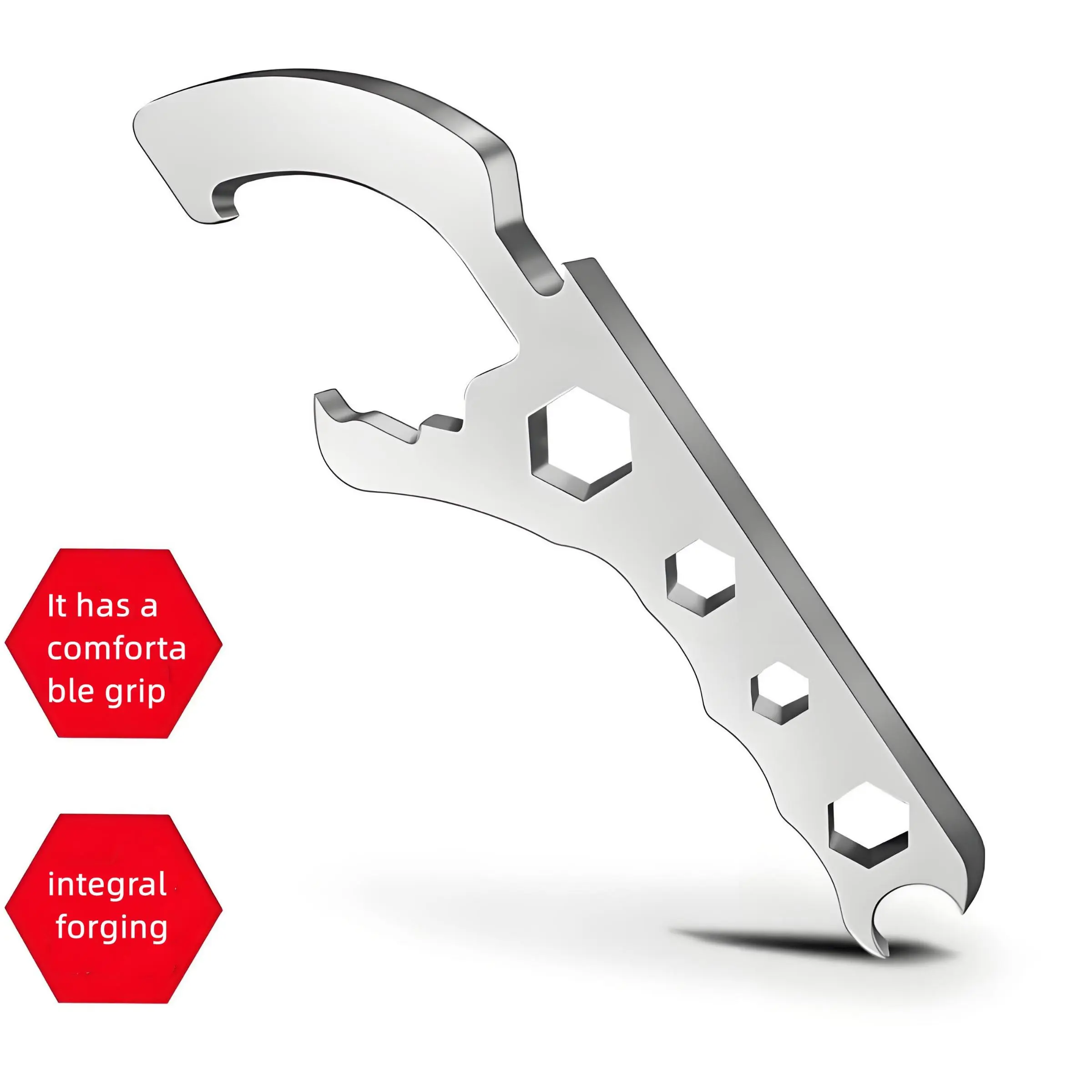 Multifunctional Manual Oil Drum Opener, Paint Bucket-Lid Opener, Practical and Convenient Opener with Wrench Functions