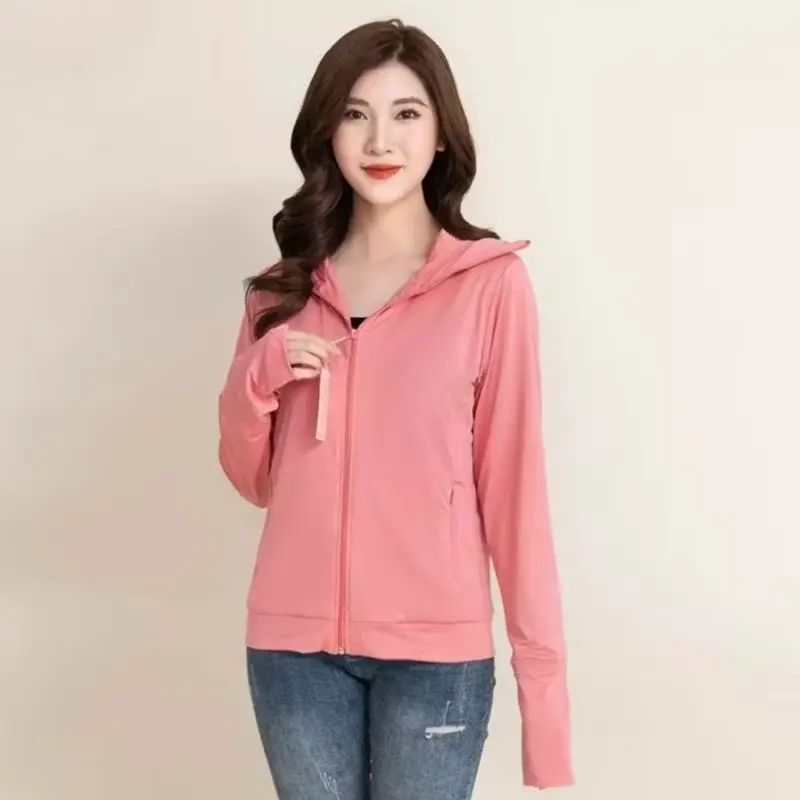 [ 1 Lớp ] Áo chống nắng nữ 1 lớp chất liệu thông hơi kim cương thoáng khí chống tia uv 50+