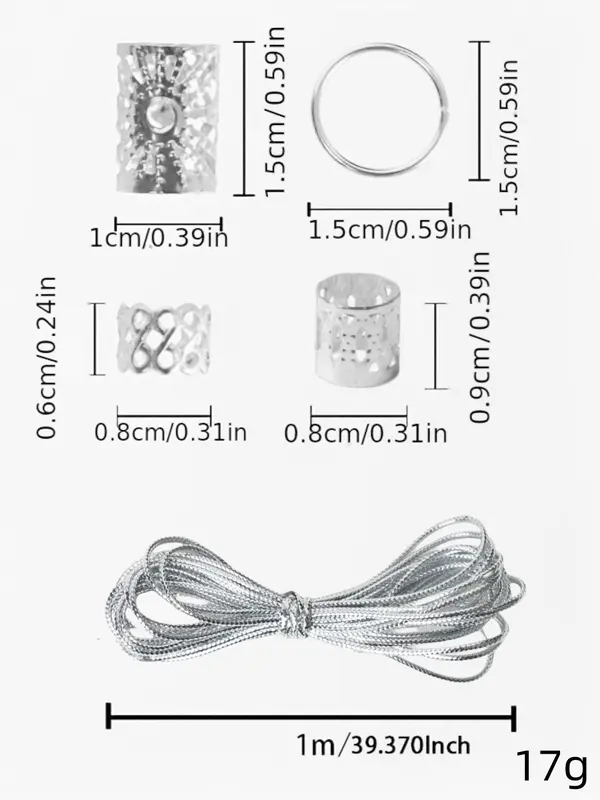 Hollow Out Design Hair Ring, 41pcs/set Fashionable Hair Accessories for Women & Girls, Trendy All-match & Exquisite Hair Accessories for Daily Wear 5