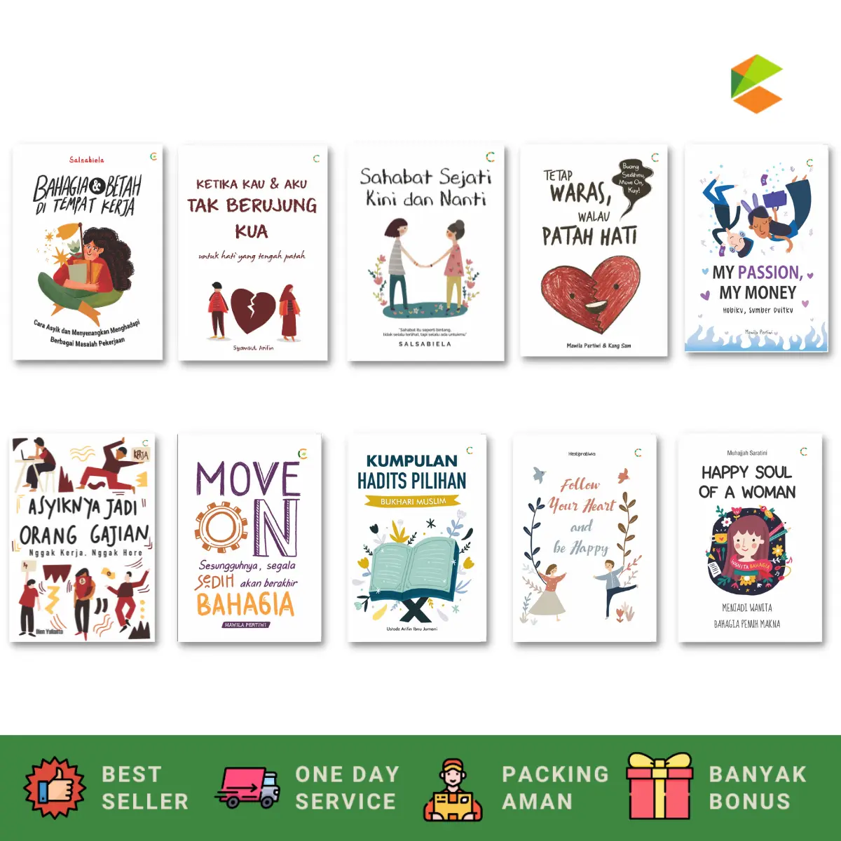 Buku Motivasi - Buku Agama- Original - Recommended