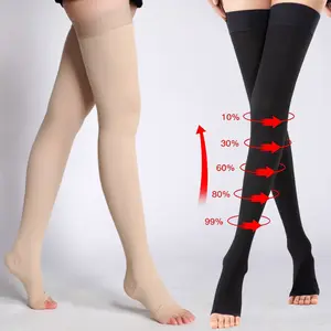 Stocking Varises Stoking Perawatan Medis Terapeutik Untuk Pria Dan Wanita Untuk Mencegah Penggumpalan Darah Varises Kompresi Medis Kaus Kaki Paha Stoking