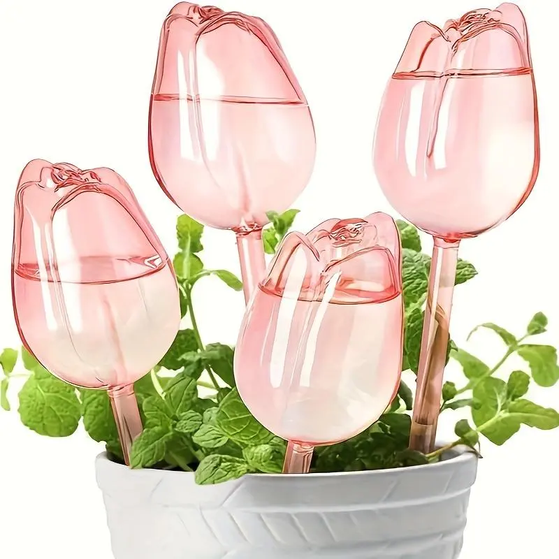 Tulip Design Plant Watering Bulb, Plant Watering Stake, Plant Watering Tool, Garden Supplies for Indoor and Outdoor Plants, Flower, Home, Modern