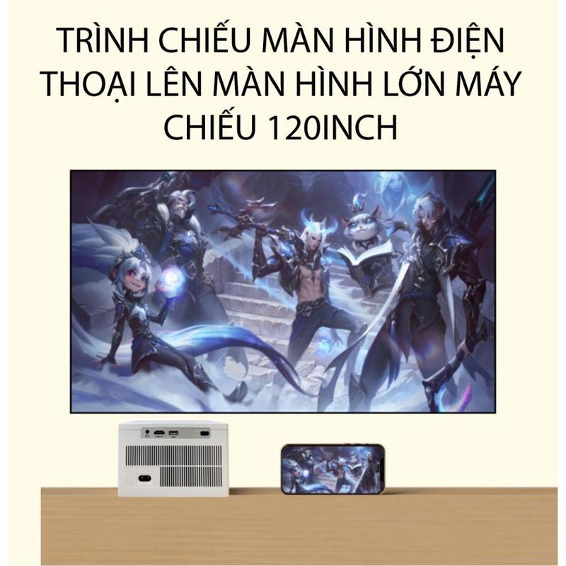 Máy chiếu mini Xem Phim Kaw K650 Plus - Hàng Chính Hãng, Độ Phân Giải 1080P, Âm Thanh Audio Sắc Nét, Bảo hành 1 đổi 1 Projector khoảng cách phóng hình dài 3