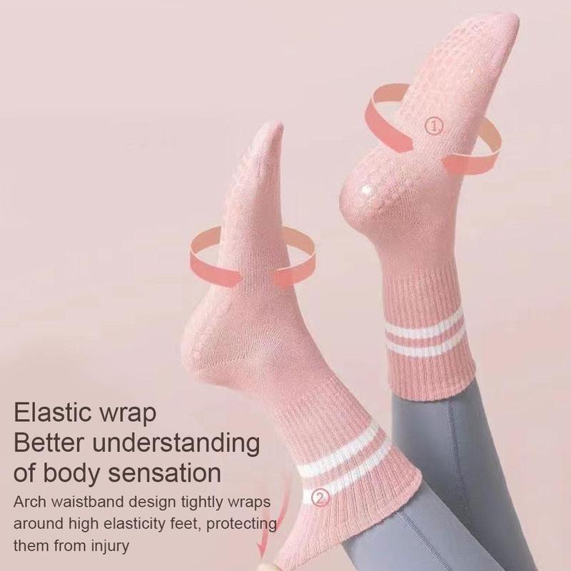 Product Introduction of 1 Pair Breathable Yoga Socks Anti-slip Sports Socks Dance Fitness Socks Training Pilates Socks I4W8 33