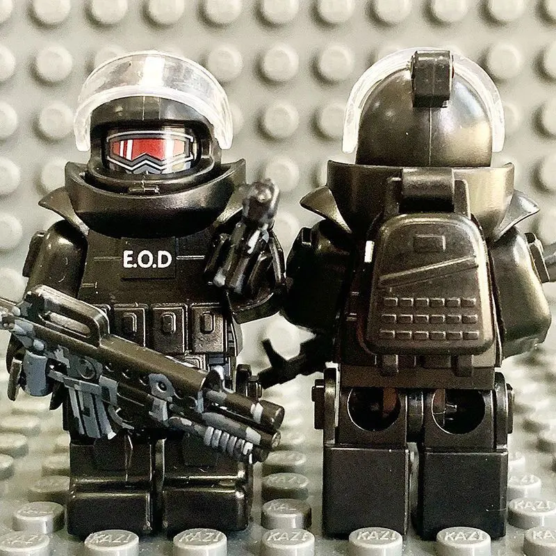 Minifigures Lego Tương Thích Với Lực Lượng Đặc Biệt Quân Sự Black Panther SWAT Xe Và Vũ Khí Nặng, Đồ Chơi Khối Xây Dựng Giáo Dục, Thích Hợp Cho Năm 2025 [2561 Đánh Giá Tích Cực]