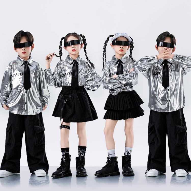 ชุดเต้นเด็ก ฮิปฮอป ชุด cover dance เด็กผู้ชาย แจ๊ส ชุดโคฟเวอร์ ชุดลีดเดอร์ เด็กผู้หญิง ชุดซ้อม ชุดกา