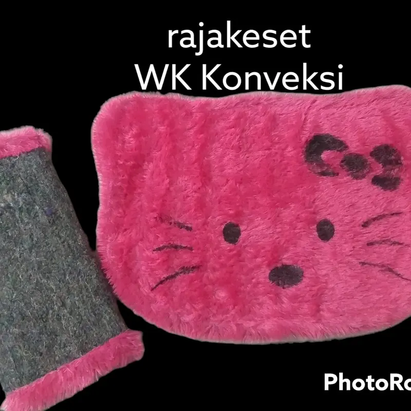Keset hello kity kain rasfur hk sablon kesed 5