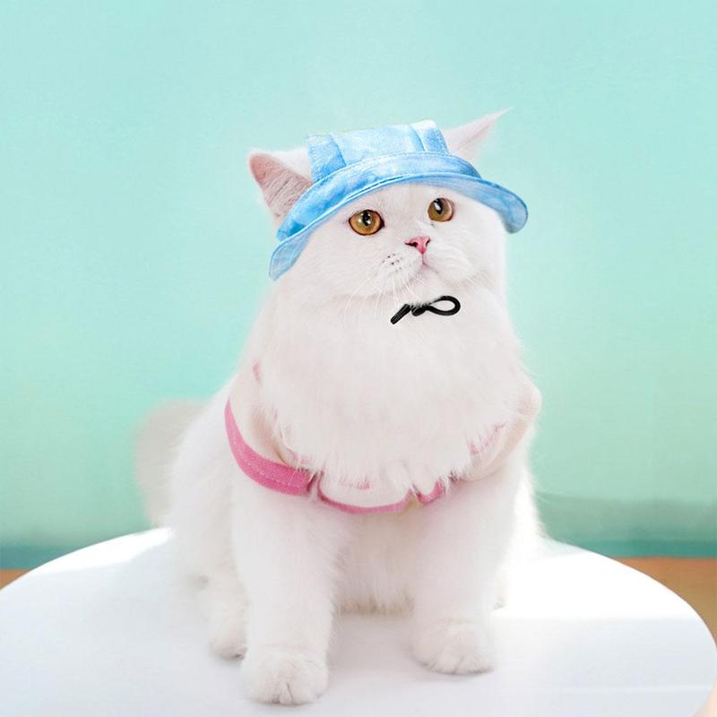 Product Introduction of Dog Cat Sun Hats Dog Baseball Cap Pet Hats For Small Medium Dogs Cats With Ear Holes Adjustable R2T6 21
