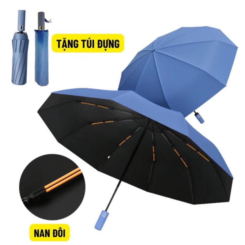 Ô Dù Chống Bão 24 Nan Xuất Nhật Mở Gập Tự Động Che Mưa Che Nắng , Chống Tia UV ( Ô Dù 12 Nan Kép )