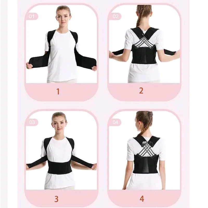 (PENEGAK PUNGGUNG) Korset penyangga punggung bungkuk jadi tegak / Posture corrector belt 1