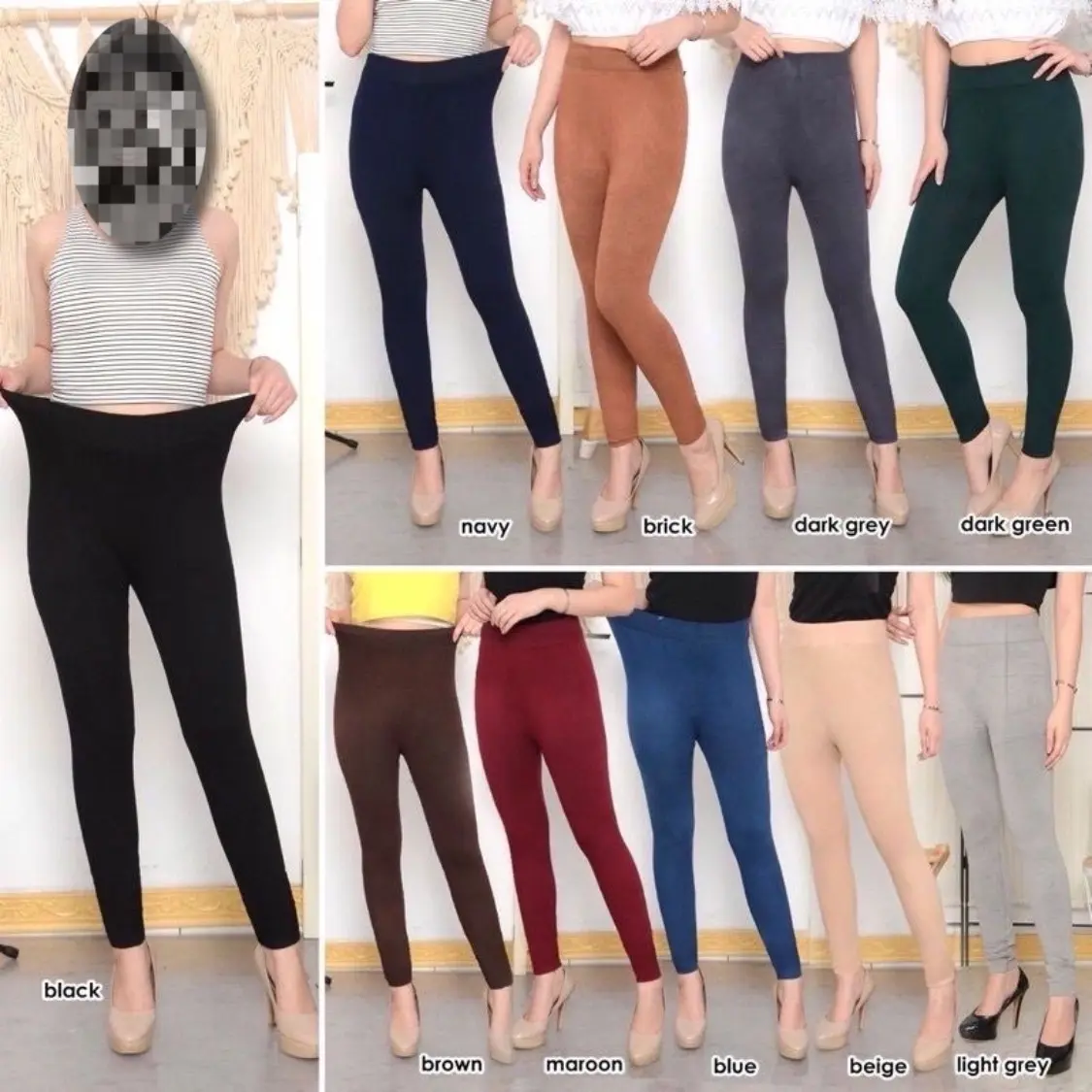 LEGGING HIGHWAIST REGULLER POLOS BASIC