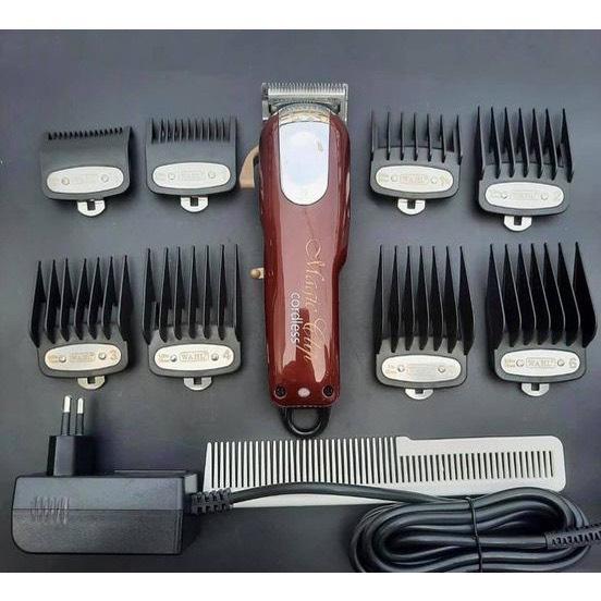 Tông đơ cắt tóc chuyên nghiệp WAHL magic cordless có 8 cữ Chính xác