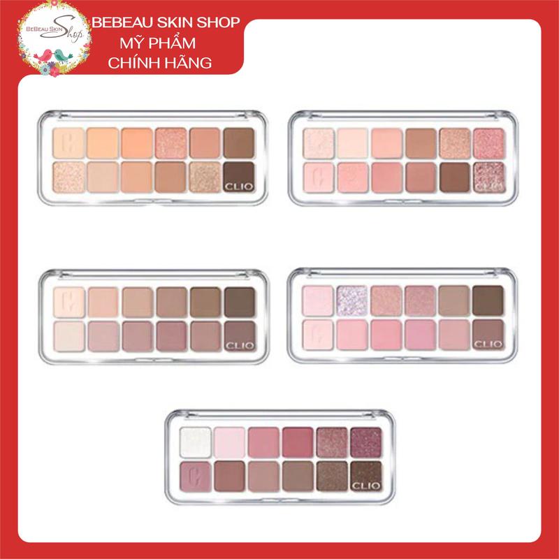 Bảng mắt 12 ô CLIO AIR PRO EYE Palette đủ màu 01, 02, 03, 04, 05, Glitter Shower