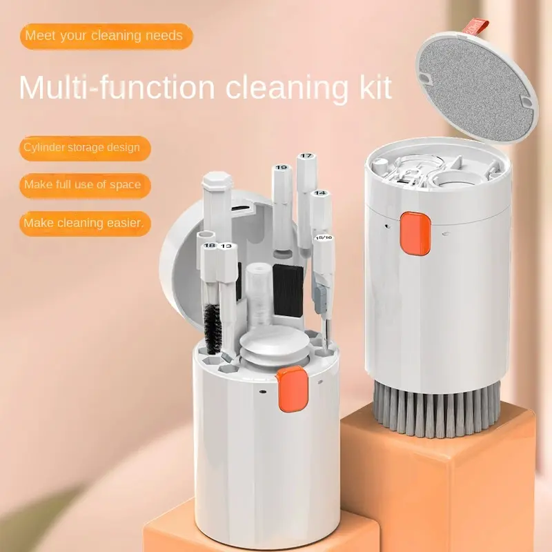 Multi-Device Cleaning Kit - Keyboard, Bluetooth Earbuds, and Phone Screen Cleaning Tools, All-in-One Set