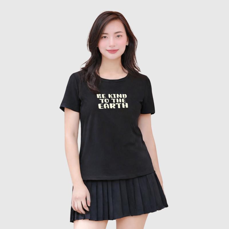 Áo thun nữ tay ngắn _ Gavani Akh King to the earth 0