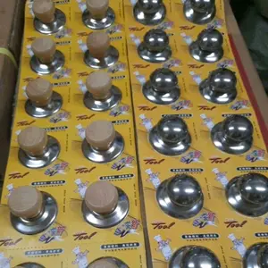 knop tutup panci kayu stainless tutup panci pegangan wajan / knop tutup panci kaca stainless / knop panci serbaguna