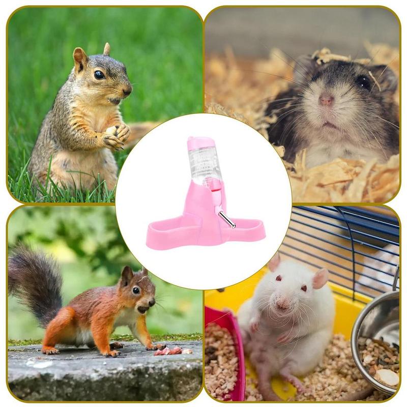 Product Introduction of Hamster Water Bottle Small Animal Accessories Automatic Feeding Device Food Container Pet Drinking Bottles Hamster Accessories 14