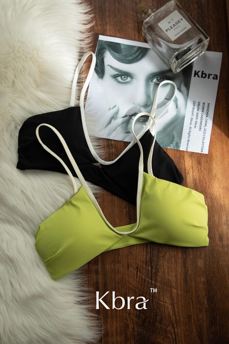 Product Introduction of Deep U Shell Cup Outer Wear Sexy Beautiful Back Underwear Women's Thin Small Breasts Seamless No Rims Pure Desire Bra 30