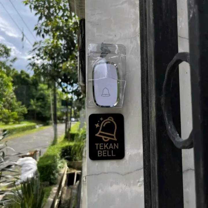 Bel Rumah Wireless Bell Pintu Rumah Tahan Air Bel Rumah Murah Bel Rumah Kekinian