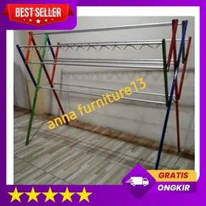 JEMURAN BAJU JEMURAN PAKAIAN ORI 9 PALANG ALUMUNIUM ANTI KARAT