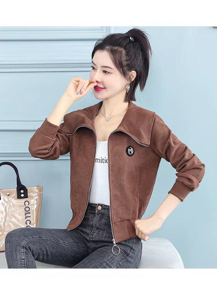 Product Introduction of Áo Khoác Ngắn Lót Lông Cừu / Không Lót Lông Cừu Cho Nữ, Áo Khoác Đồng Phục Bóng Chày Thường Ngày, Phong Cách Chanel Đa Năng Mới, Mùa Xuân Và Mùa Thu 22