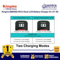 Gambar Kingma BM058Q PD3.0 Dual LCD Battery Charger for Canon EOS R5 R6 5D IV - Black dari Sentra Digital Kota Surabaya 4 Tokopedia