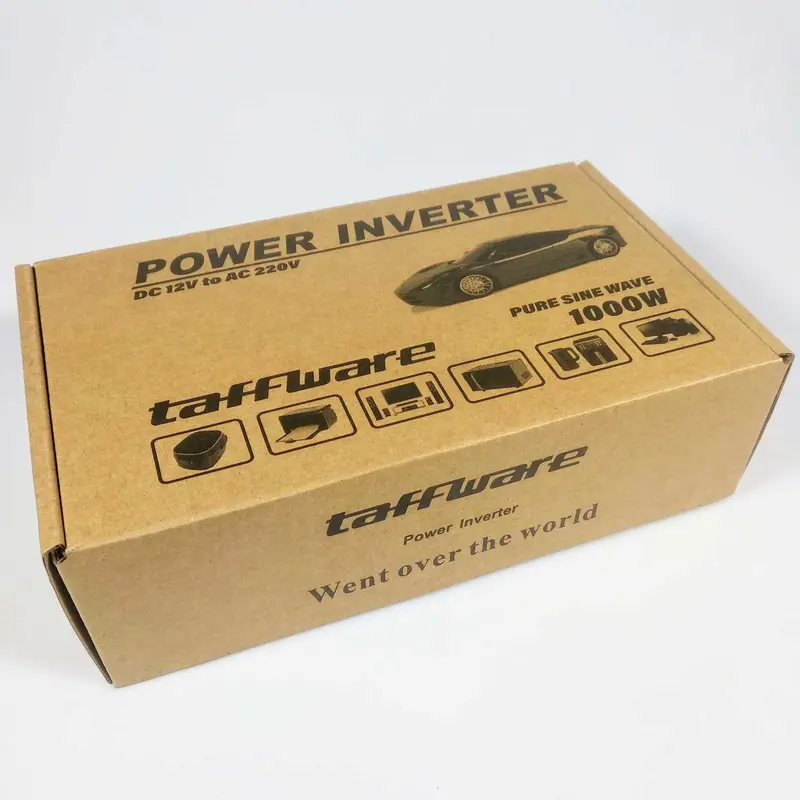 AShop Power Inverter Mobil Pure Sine Wave DC 12V to AC 220V 1000W 8