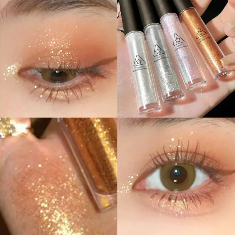 Bút bắt sáng mắt, phấn mắt chống nước lấp lánh siêu sáng bóng pha lê kim sa, giọt nước mắt, bút mắt bắt sáng 8