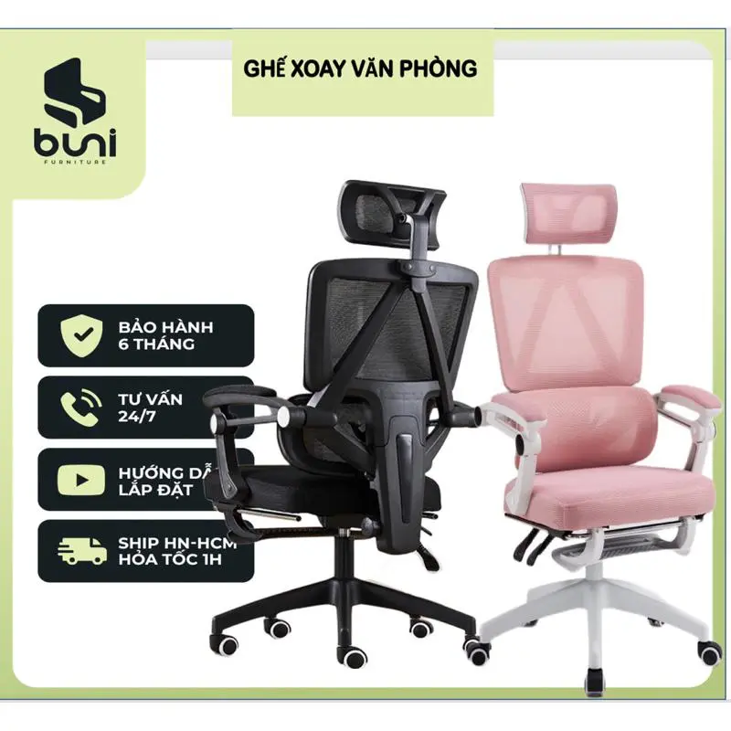CTH899 - Ghế Công Thái Học Tựa Đầu, Ghế Công Thái Học, Ghế Văn Phòng,Thiết Kế Trẻ Trung Hiện Đại Ảnh Thật – Hỏa Tốc
