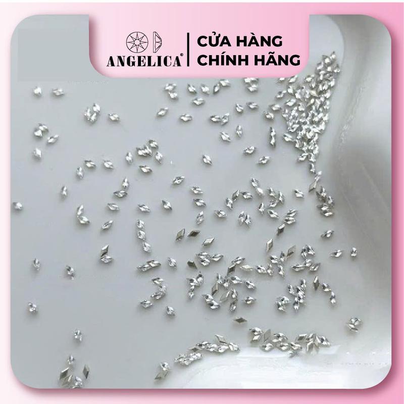 Set Đá Khối Hình Thoi Supermini Khoảng 100v - CHÍNH HÃNG ANGELICA Làm Nail Nữ Women