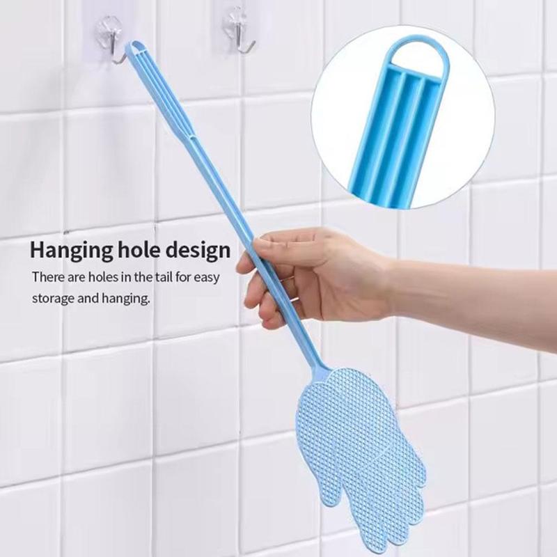 Product Introduction of 1/6 Creative Palm Fly Swatter Manual Model Plastic Fly Swatter Mosquito Swatter Lengthened Thickened Large Anti-mosquito Swatters 19