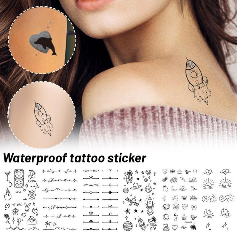 Product Introduction of Temporary Tattoo Stickers - Waterproof Metallic Floral Designs For 3-5 Day Wear 30