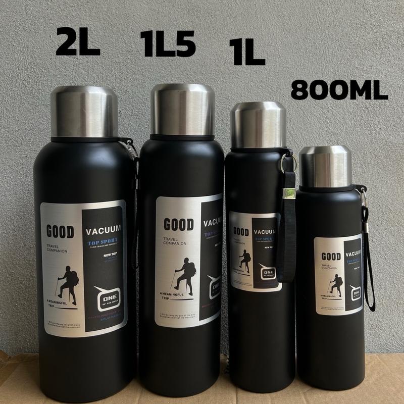 Bình Giữ Nhiệt Bằng Thép Không Gỉ GOOD VACUUM Dung Tích Lớn 1500ml - 2000ml (tặng Cọ Rửa Bình ) bình  trà