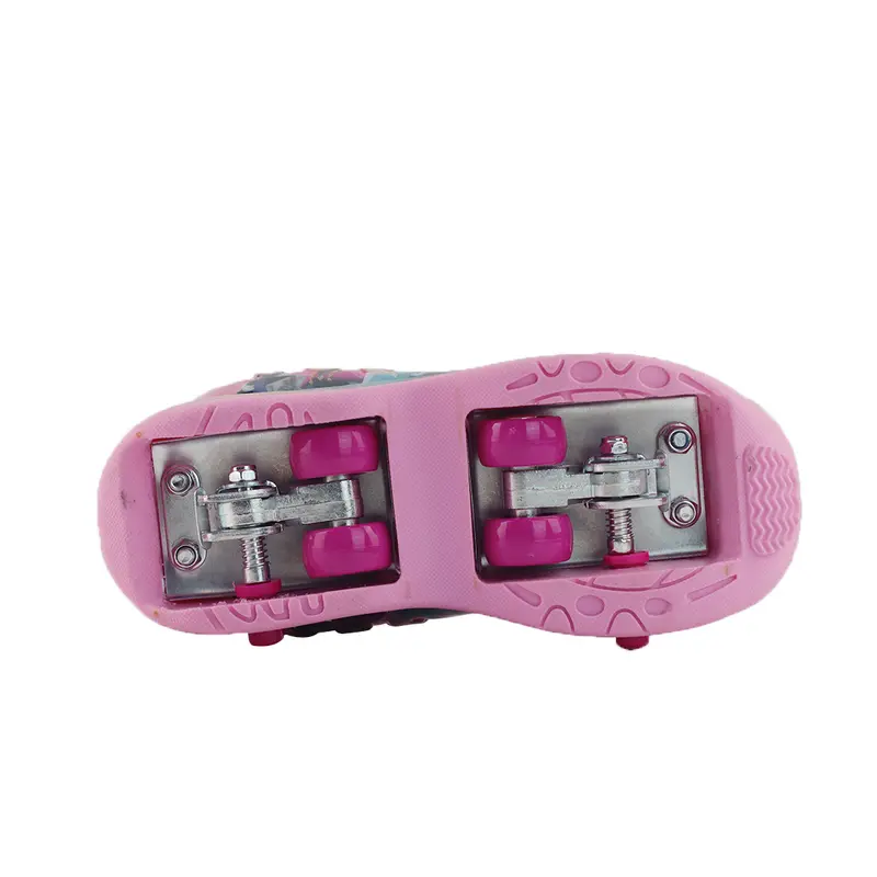 Sepatu Roda Anak Karakter Frozen Pink 1