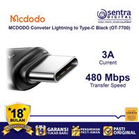 Gambar MCDODO Converter Charger OTG Lightning to Type C Black for Iphone ( OT-7700 ) dari Sentra Digital Kota Surabaya 3 Tokopedia