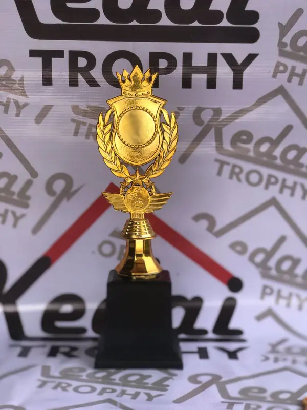 Piala Peringkat 1 (Tanpa Stiker) 34 cm / Piala Lomba / Pusat Piala / PIala Anak-anak / Piala Kenang-kenangan 2